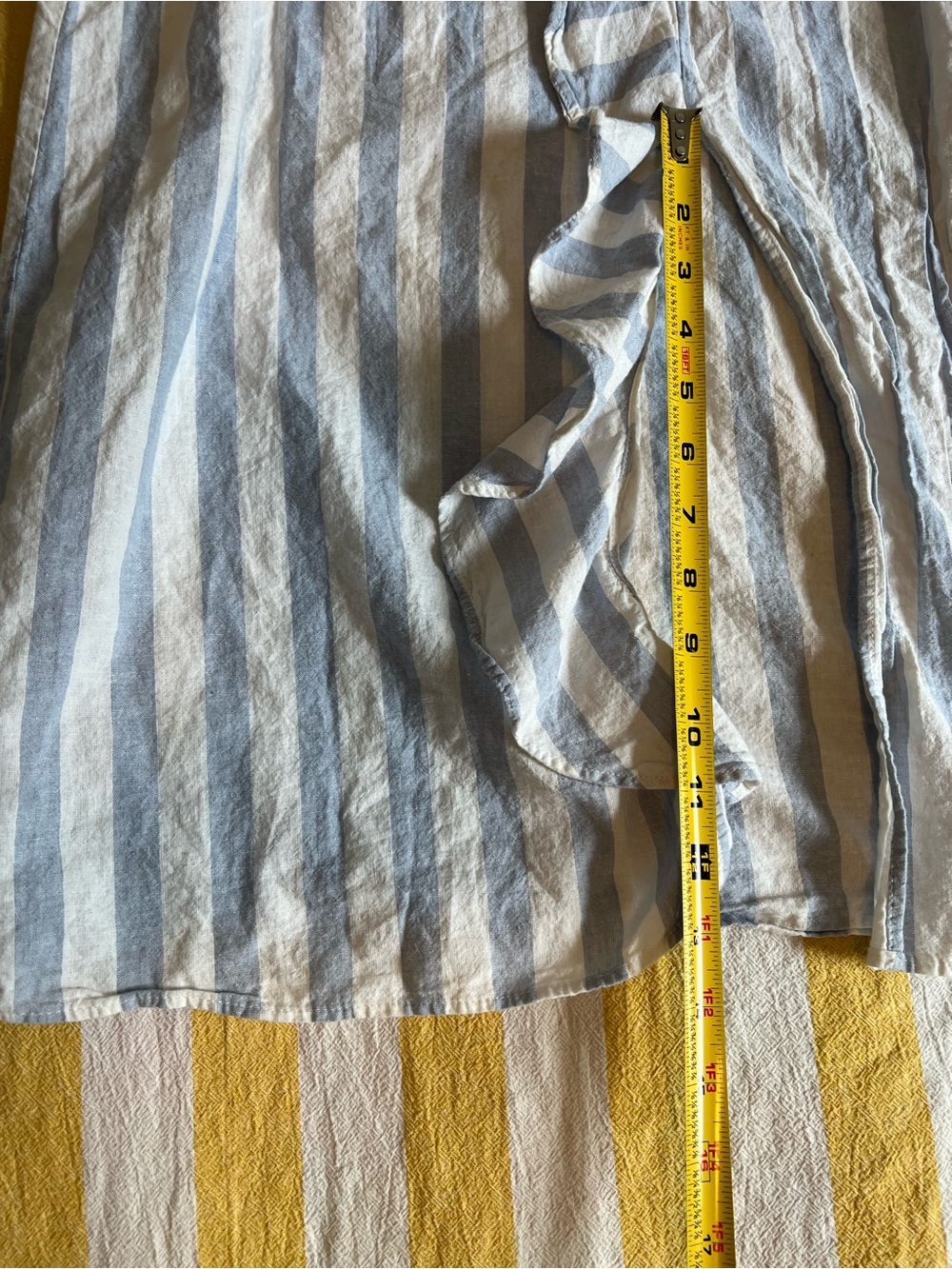 Blue and White Stripe dress - Picture 5 of 6